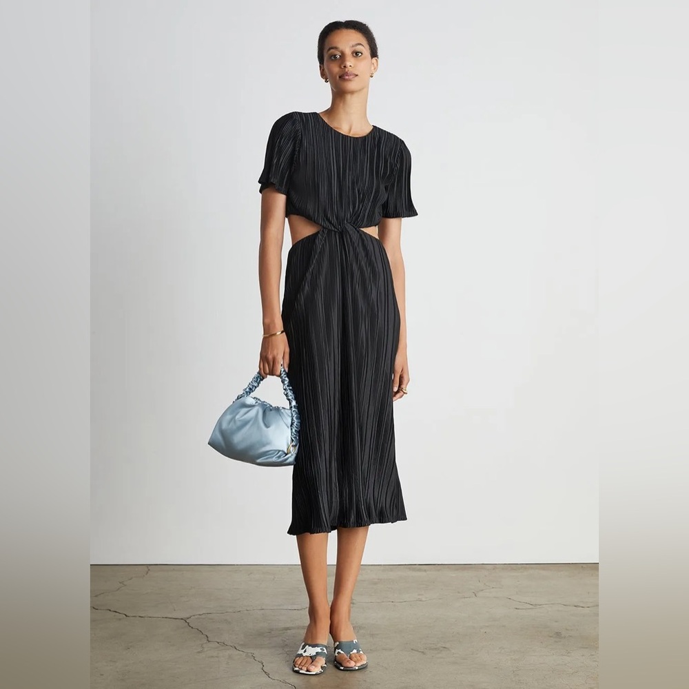 Who What Wear - Cutout Twist Midi Dress